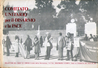 Bullettino del CUDIP, Comitato Unitario per il Disarmo e la Pace, No. 00, [February] 1983. 