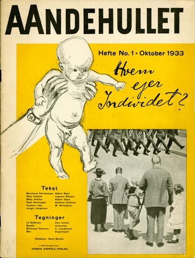 Early Danish Anti Nazi magazine: The Breathing Hole /Aandehullet