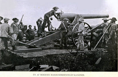 Boer Maxim-Nordenfeldt kanon.