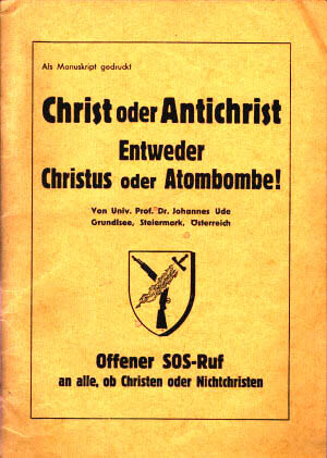 Ude, Johannes: Christ oder Antichrist, 1964