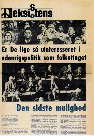 Kampagnen mod Atomvåben: Eksistens, sommer 1965.