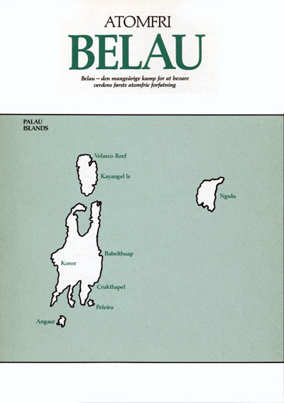 Kort over Belau