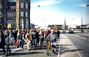March 19, 2005 peace demonstration in Copenhagen against the war in Iraq. Photographer © Holger Terp.
