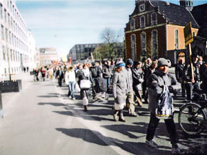 March 19, 2005 peace demonstration in Copenhagen against the war in Iraq. Photographer © Holger Terp.
